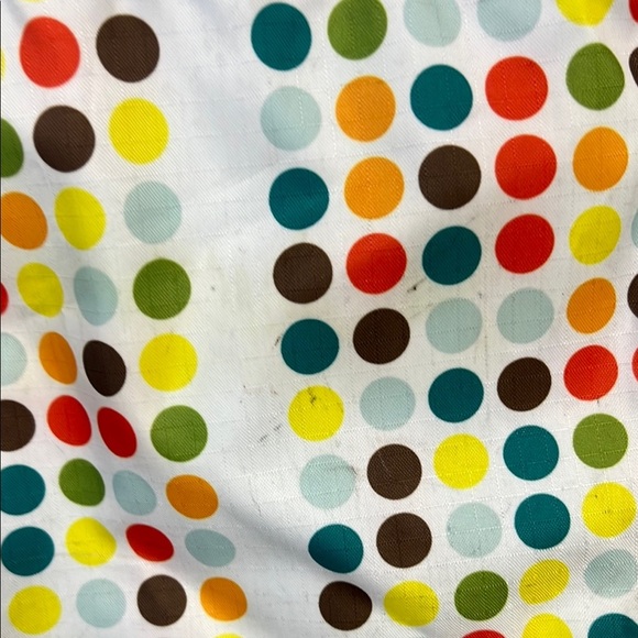 Lesportsac White and Red Shoulder Bag with Polka Dots - Picture 5 of 6